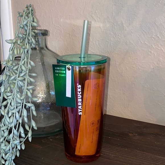 Starbucks 2021 Limited Edition Glass Oil Slick Cup